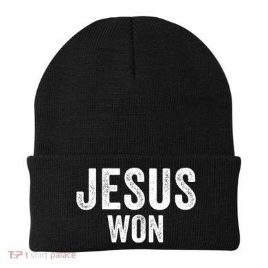 Jesus Won Beanie