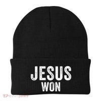 Jesus Won Beanie thumb 0