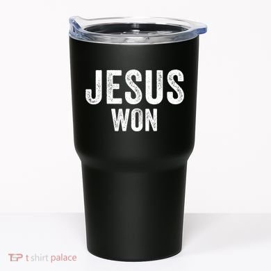 Jesus Won Tumbler