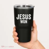Jesus Won Tumbler thumb 2
