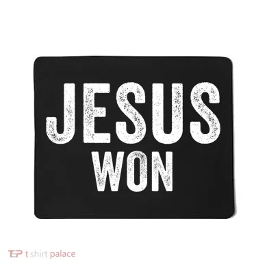 Jesus Won Mousepad