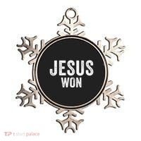 Jesus Won Ornament thumb 0