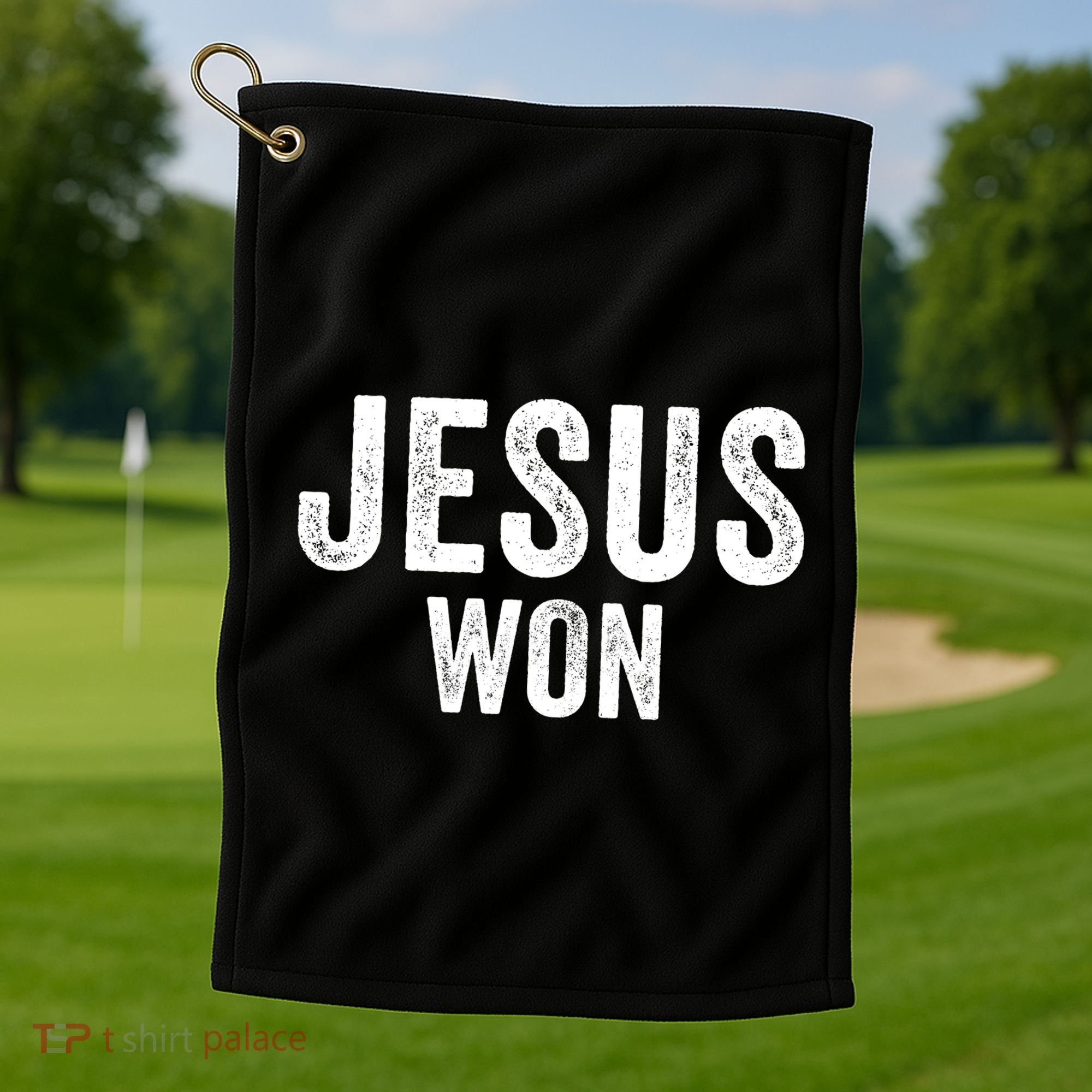 Jesus Won Golf Towel