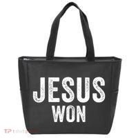 Jesus Won Tote Bag thumb 0