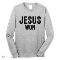 Jesus Won Long Sleeve Shirt thumb 0