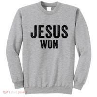 Jesus Won Sweatshirt thumb 0