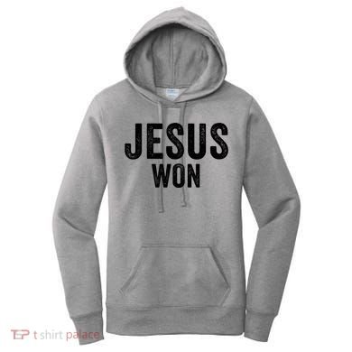 Jesus Won Women's Hoodie