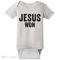 Jesus Won Baby Bodysuit thumb 0