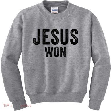 Jesus Won Kids Sweatshirt