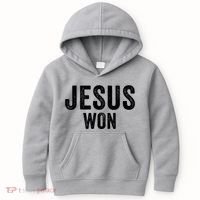 Jesus Won Kids Hoodie thumb 0