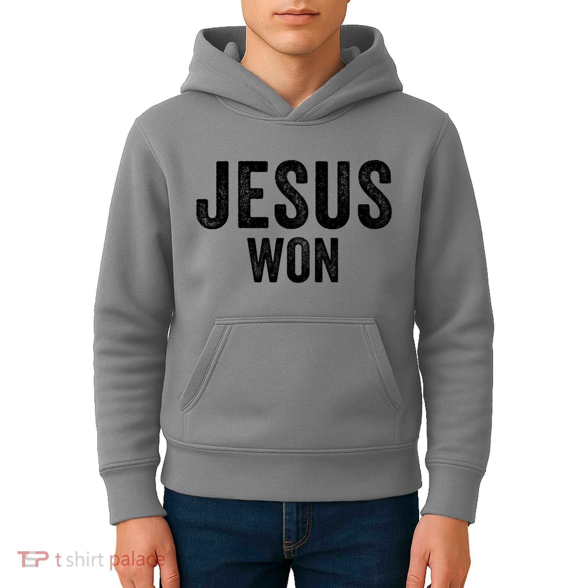 Jesus Won Kids Hoodie