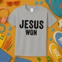 Jesus Won Kids T-Shirt thumb 3