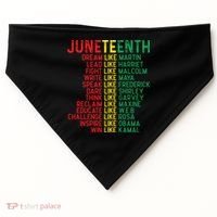 Juneteenth Women Juneteenth Shirts African American USA-Made Doggie Bandana thumb 0