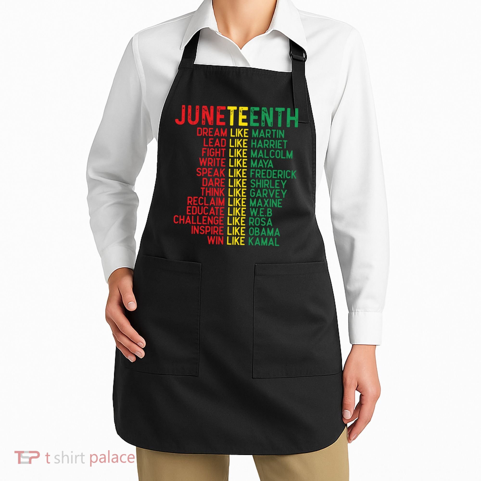 Juneteenth Women Juneteenth Shirts African American Apron