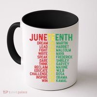 Juneteenth Women Juneteenth Shirts African American Coffee Mug thumb 0