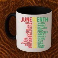 Juneteenth Women Juneteenth Shirts African American Coffee Mug thumb 2