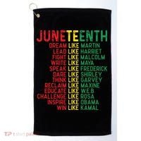 Juneteenth Women Juneteenth Shirts African American Golf Towel thumb 0