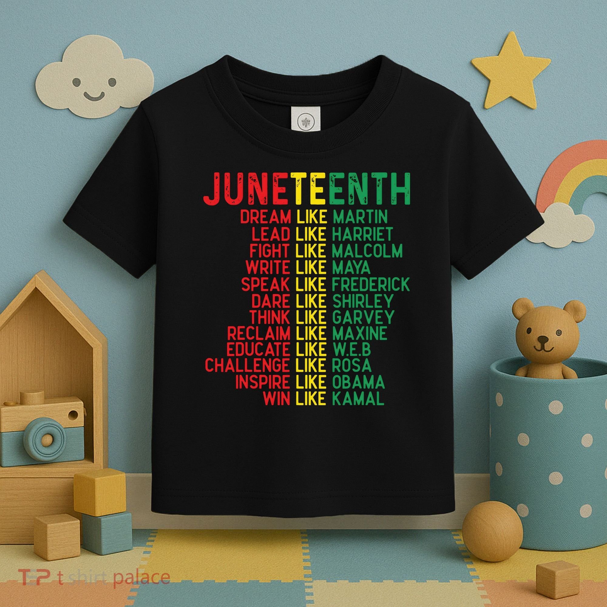 Juneteenth Women Juneteenth Shirts African American Toddler T-Shirt