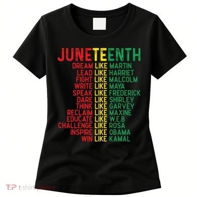 Juneteenth Women Juneteenth Shirts African American Women's T-Shirt