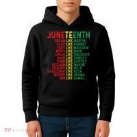 Juneteenth Women Juneteenth Shirts African American Kids Hoodie thumb 4
