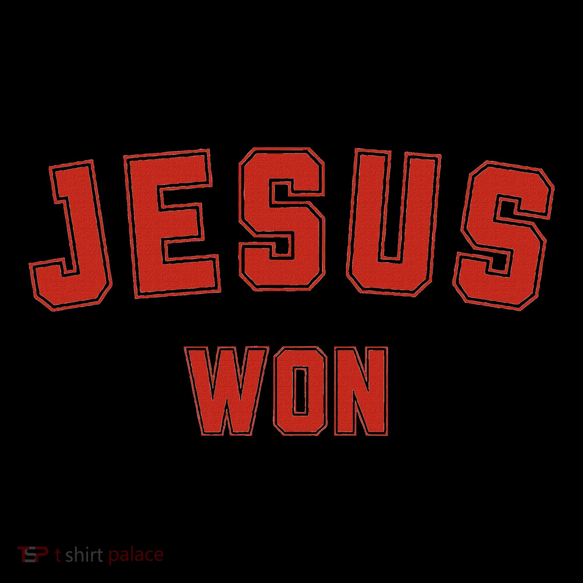 Jesus Won Ornament
