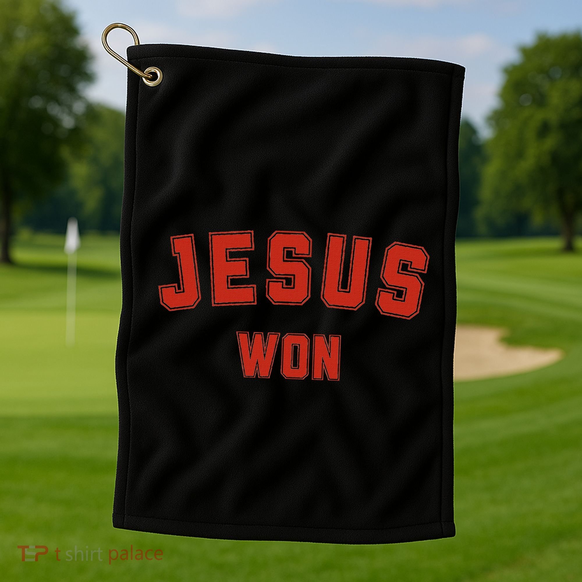Jesus Won Golf Towel