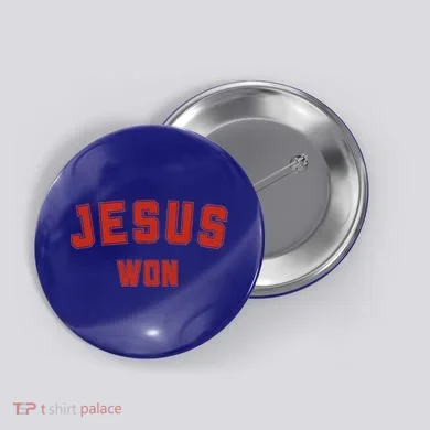 Jesus Won Button