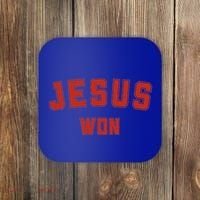 Jesus Won Coaster thumb 0