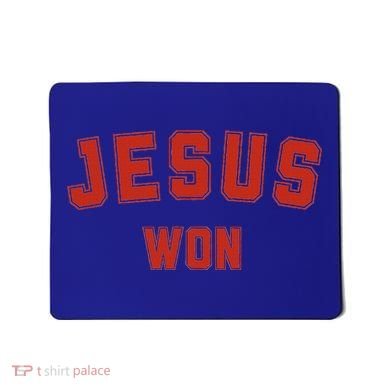 Jesus Won Mousepad