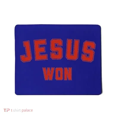 Jesus Won Mousepad