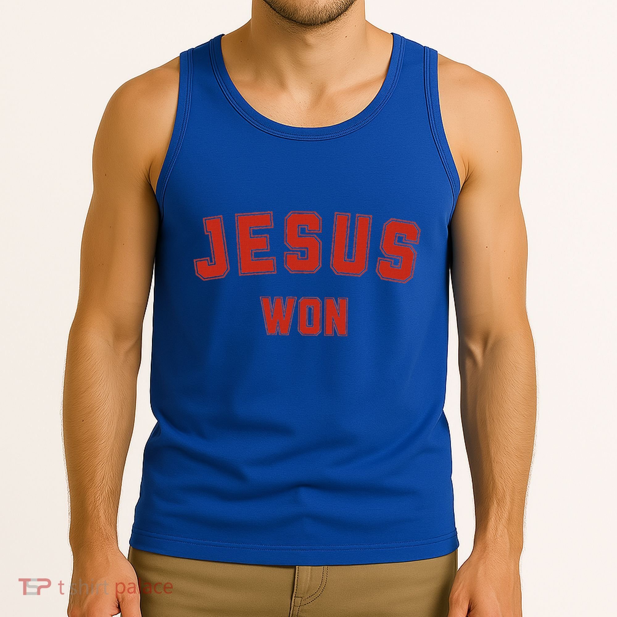 Jesus Won Tank Top