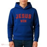 Jesus Won Kids Hoodie thumb 4
