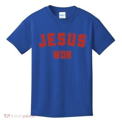 Jesus Won Kids T-Shirt