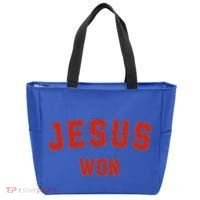 Jesus Won Tote Bag thumb 0