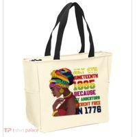 Juneteenth Women Juneteenth Shirts African American Tote Bag thumb 2