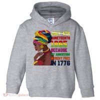 Juneteenth Women Juneteenth Shirts African American Toddler Hoodie thumb 0