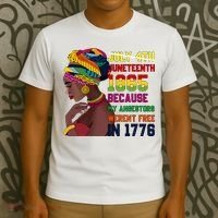 Juneteenth Women Juneteenth Shirts African American T-Shirt thumb 3