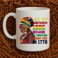 Juneteenth Women Juneteenth Shirts African American Coffee Mug thumb 2