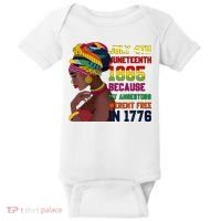 Juneteenth Women Juneteenth Shirts African American Baby Bodysuit thumb 0