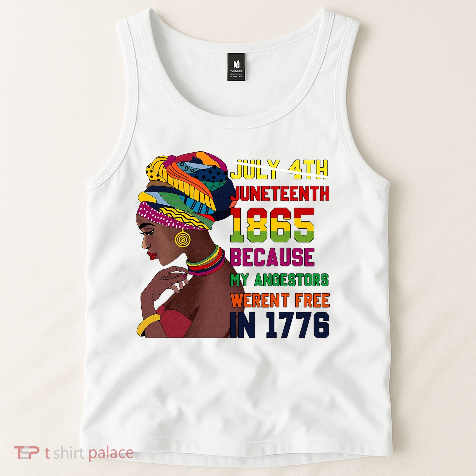 Juneteenth Women Juneteenth Shirts African American Tank Top