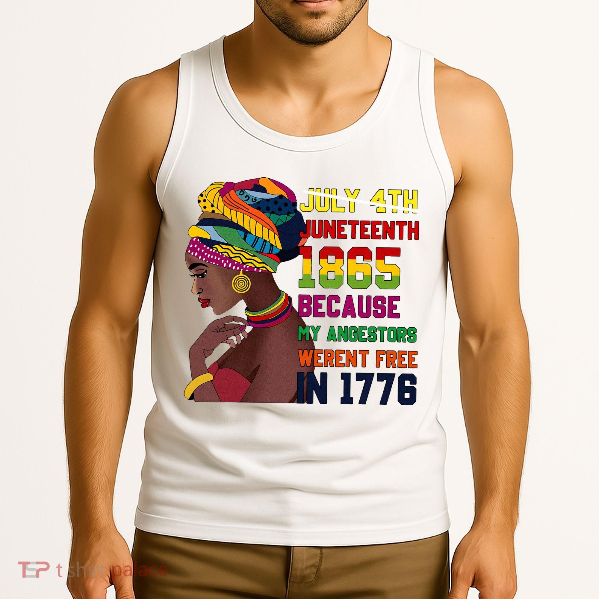 Juneteenth Women Juneteenth Shirts African American Tank Top