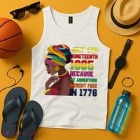 Juneteenth Women Juneteenth Shirts African American Tank Top thumb 4