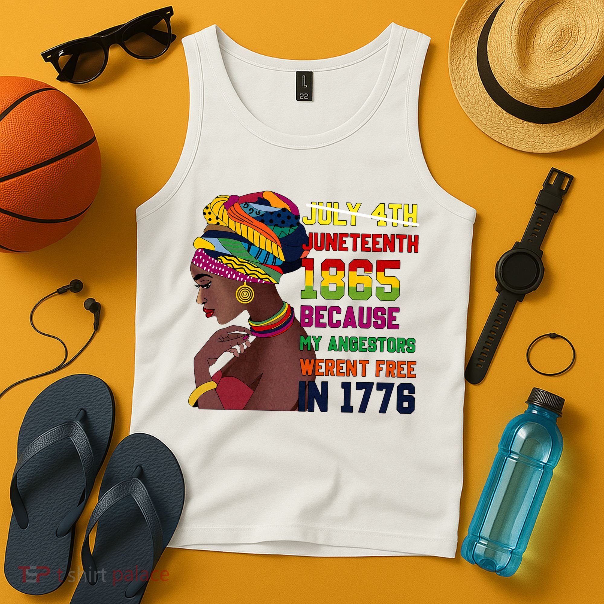 Juneteenth Women Juneteenth Shirts African American Tank Top
