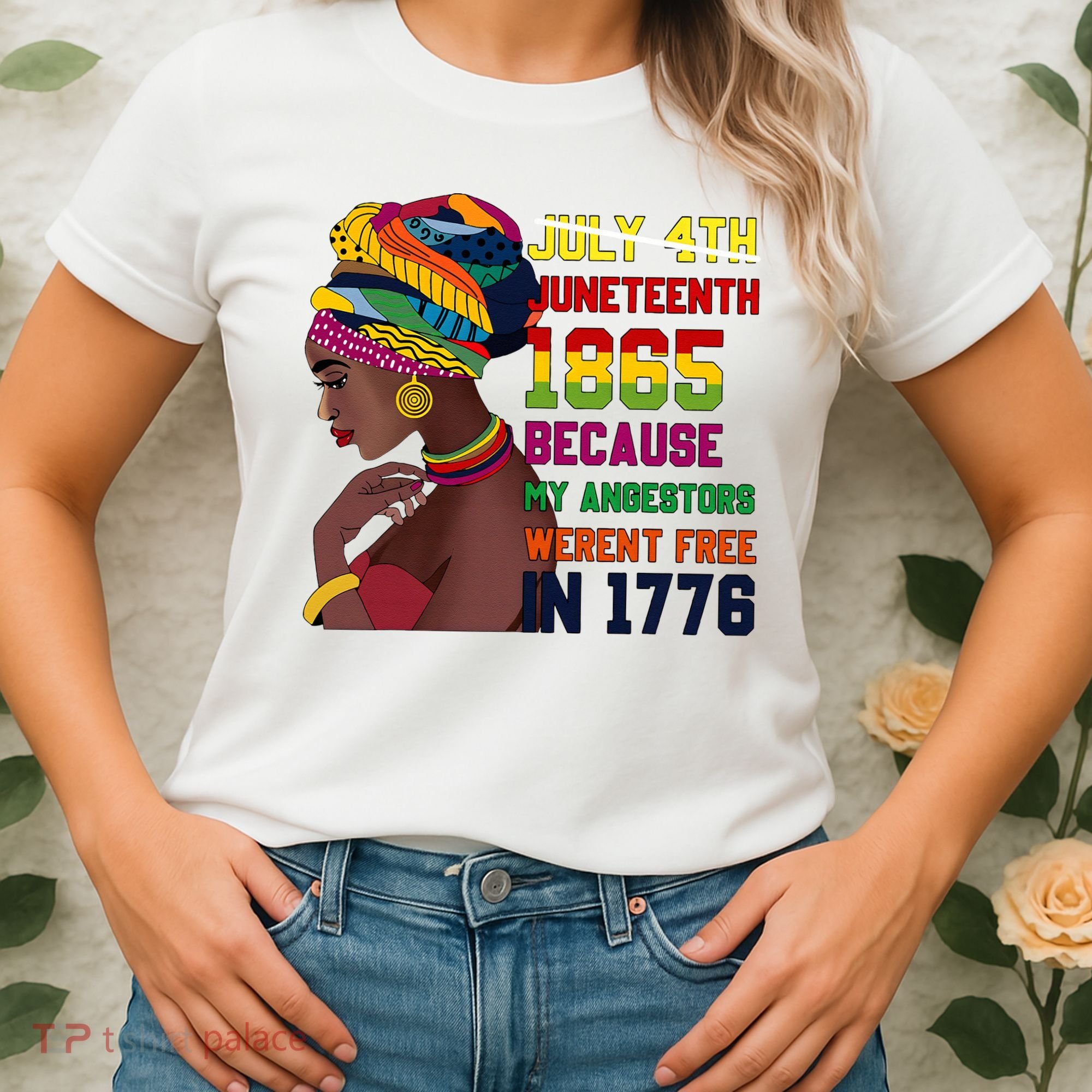 Juneteenth Women Juneteenth Shirts African American Women's T-Shirt