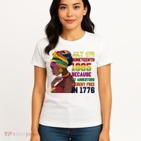 Juneteenth Women Juneteenth Shirts African American Women's T-Shirt thumb 4
