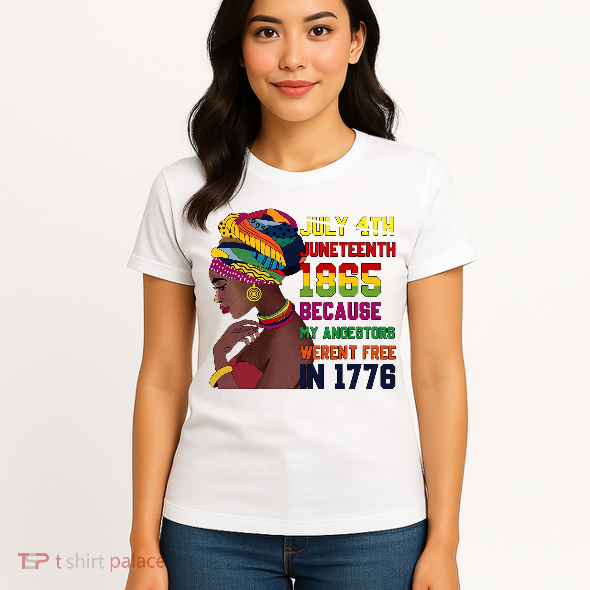 Juneteenth Women Juneteenth Shirts African American Women's T-Shirt