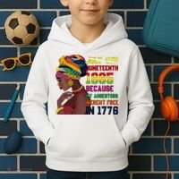Juneteenth Women Juneteenth Shirts African American Kids Hoodie thumb 2