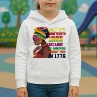 Juneteenth Women Juneteenth Shirts African American Kids Hoodie thumb 3