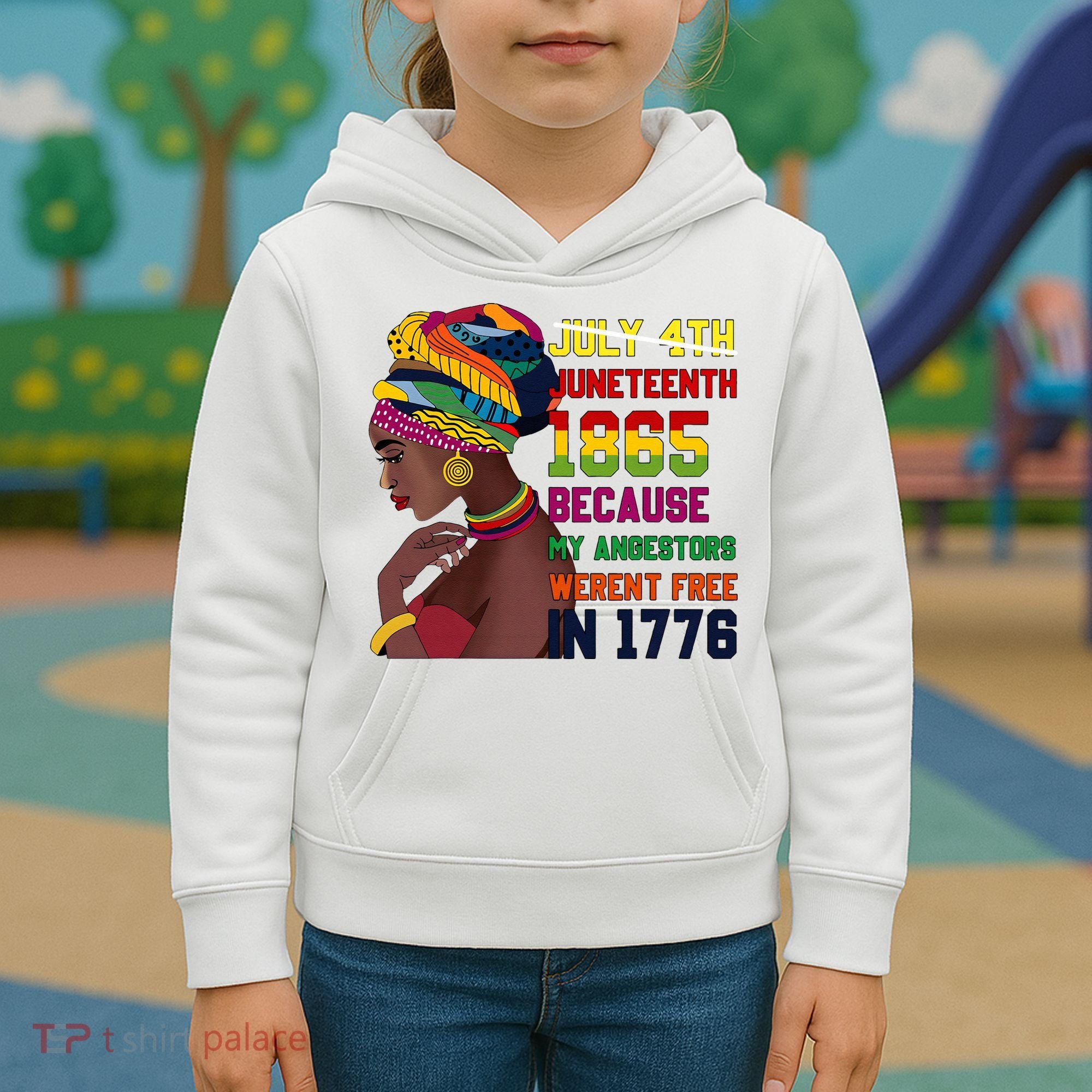 Juneteenth Women Juneteenth Shirts African American Kids Hoodie