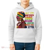 Juneteenth Women Juneteenth Shirts African American Kids Hoodie thumb 4
